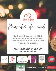 marché de Noël coeur de ville clermont-fd